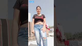 Desi Tunni Navel Showing Bhojpuri Tiktoker Girl In Tight Jeans Bhojpuri Hot Girls Videos Dance Masti