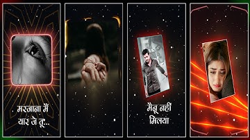 Marjaana..💔🥹 New Sad Status Video Editing | Alight Motion | PRAVEEN EDIT