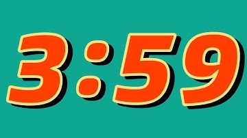 3 Minute and 59 Second Timer