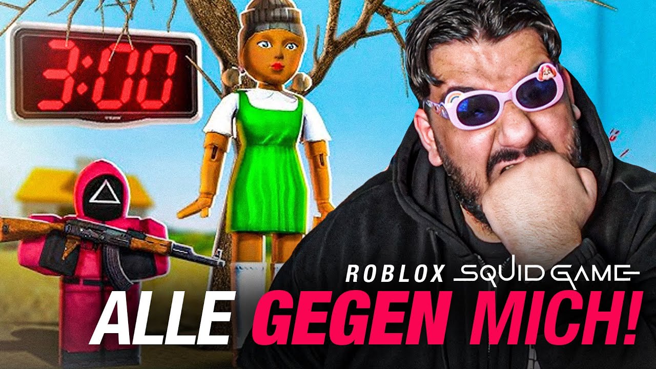 ALLE GEGEN MICH.. 💔 ROBLOX SQUID GAME mit Atomulato 😂