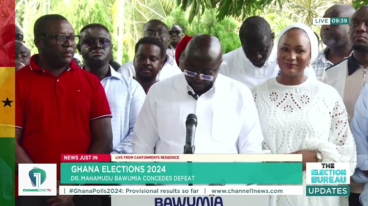 Bawumia Concedes Defeat, Congratulates Mahama | FULL Address #GhanaPolls2024