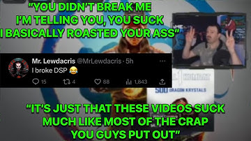 DSP Responds To Mr Lewdacris, Still Upset After Reacting To Troll Videos @MrLewdacris