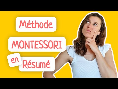 Vidéo: Qu'est-ce Que La Technique Montessori