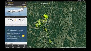 N342ER right before it crash landed! (Flightradar24) screenshot 5