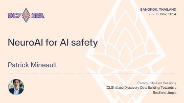 NeuroAI for AI safety by Patrick Mineault | Devcon SEA
