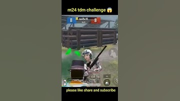 Tdm M24 challenge 1v1😱| bgmi tdm M24 challenge |1v1tdm challenge #short #amop #trending #pubgmobile