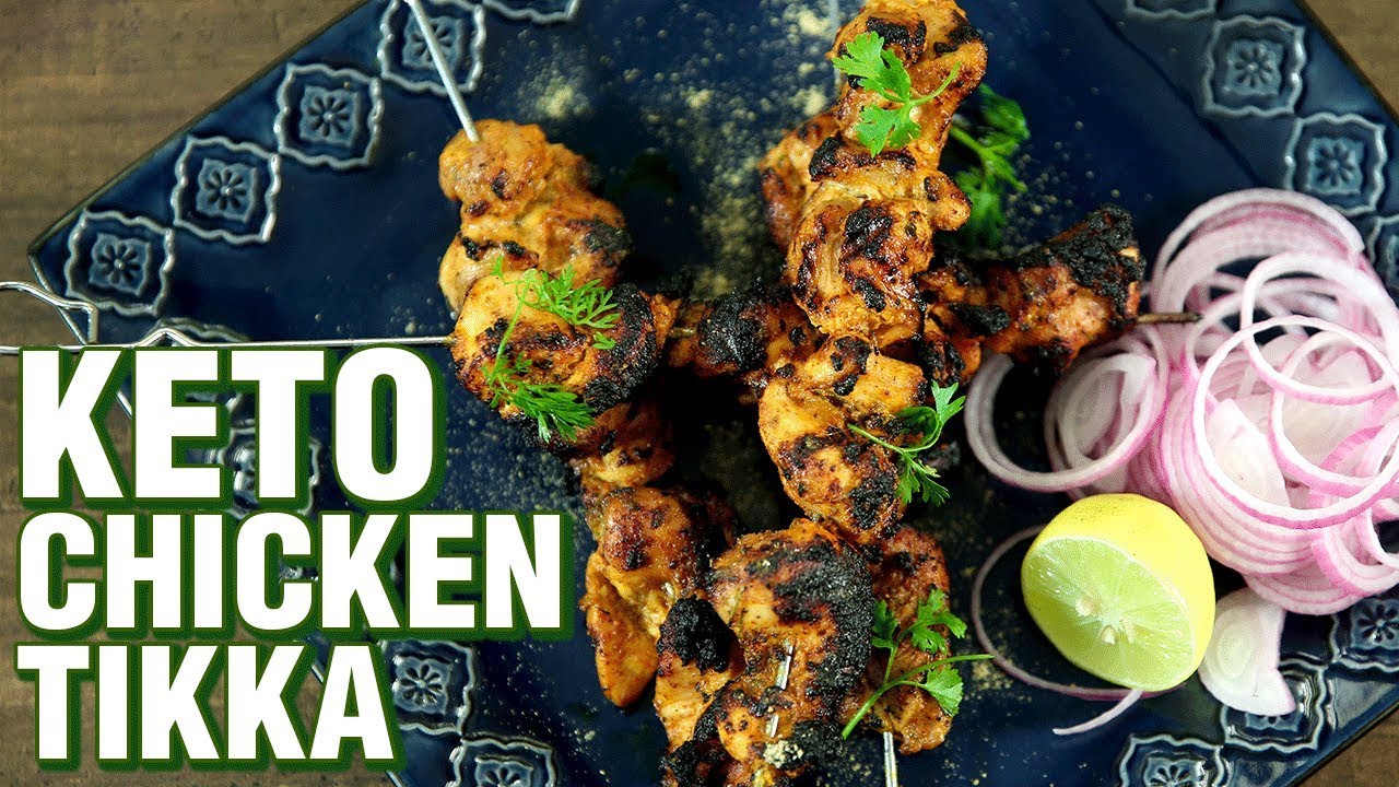 Keto Chicken Tikka Recipe | Keto Recipes | Chicken Recipe | Best Keto Chicken Tikka Recipe | Varun | Get Curried