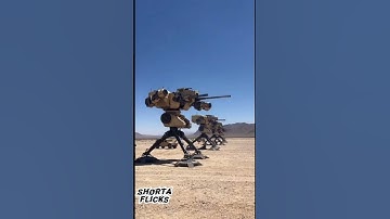 U.S. Army Tests Next-Gen Combat Mech Prototype at Live Weapons Range #ai #usarmy