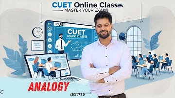 CUET | Analogy | lecture 5 | live | Ezair commercia