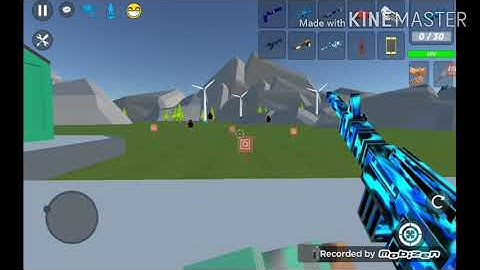 Simple Sandbox 2 (version 0.7.8) ={testing all weapons vehicles and machine guns on the targets}=