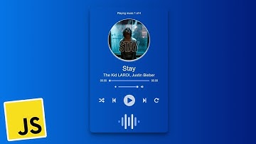 Build Music Player With JavaScript | JavaScript Music Player | Vanilla JavaScript
