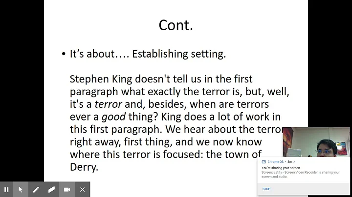 Style Analysis of Stephen King's It