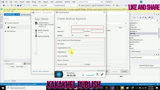 Xamarin : Easy way to generate APK file for xamarin form using visual studio 2019 screenshot 1