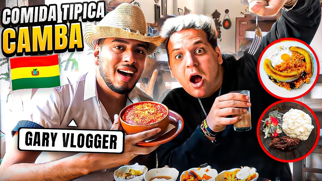 COMIDAS TÍPICAS de SANTA CRUZ con GARY VLOGGER 🇧🇴 en EL ALJIBE! 😱