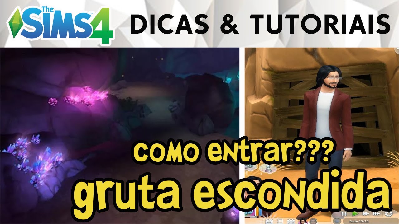 The Sims 4 Locais secretos GRUTA ESQUECIDA 