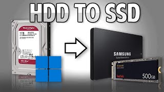 How to Move Windows from a Hard Drive to an SSD | EASIEST METHOD