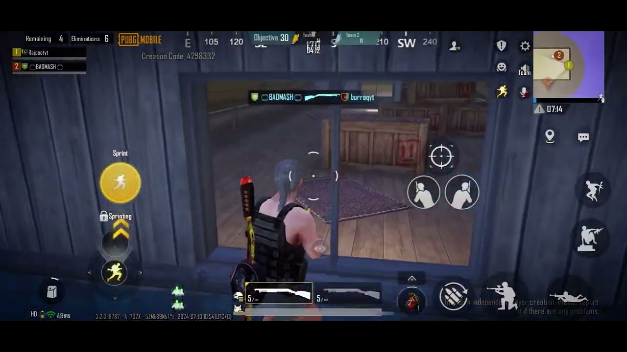 Dua Rajpoot WOW MATCH DUA SHORT GUN 😱 GAMEPLAY//// PUBG MOBILE //// RAJPOOT GAMING ...