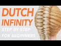 Dutch Infinity braid Step By Step For Beginners [CC] | EverydayHairInspiration