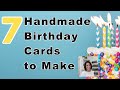 How to Make 7 Easy Handmade Birthday Cards