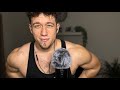 Muscle flexing and tapping asmr male whispered ramble