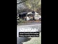 WATCH: Jones County Fire battles Friday morning house fire