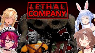 【All POV】hololive JP plays Lethal Company! (ft. Pekora, Korone, IRyS & Flare)