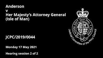 Anderson v HM Attorney General (Isle of Man)
