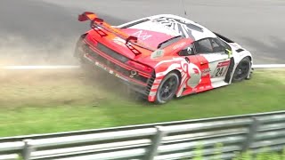 24H NÜRBURGRING 2022 CRASHES & MISTAKES & Racing Action COMPILATION Nordschleife Nurburgring