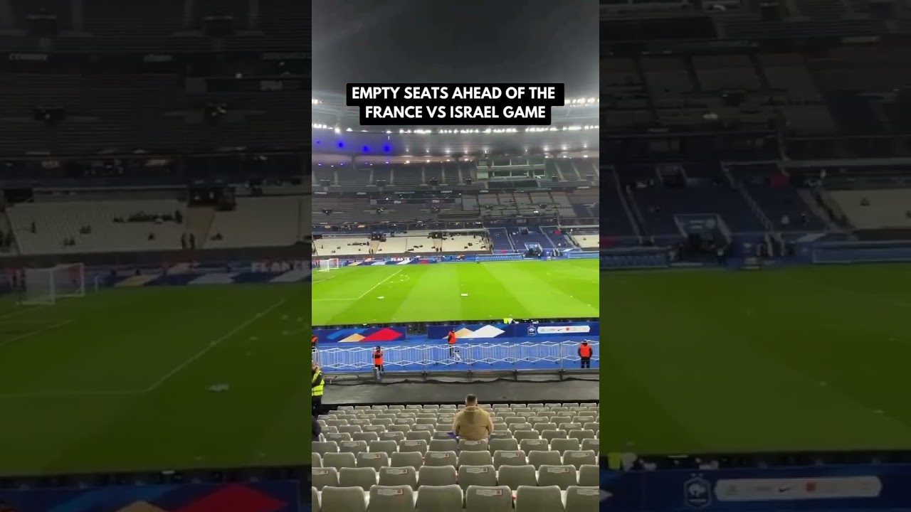 France fans boycott their team's match vs Israel 