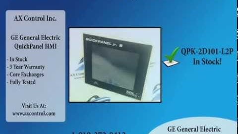 GE Fanuc Quickpanel Total Control QPK-2D101-L2P 5.7 Inch Monochrome Display