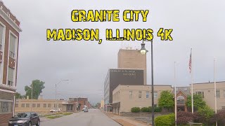 Can These Cities Eventually Turn Things Around? Granite City, Madison Illinois 4K.