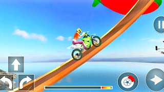 Stunt Bike Racing 3D Game | Sky Track Bike Racing Game | Bike Games | Bike Stunt Competition Game screenshot 2