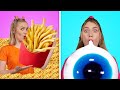 So Much Chocolate🍫!? *Big, Medium and Small Plate Food Challenge* by Gotcha! Viral