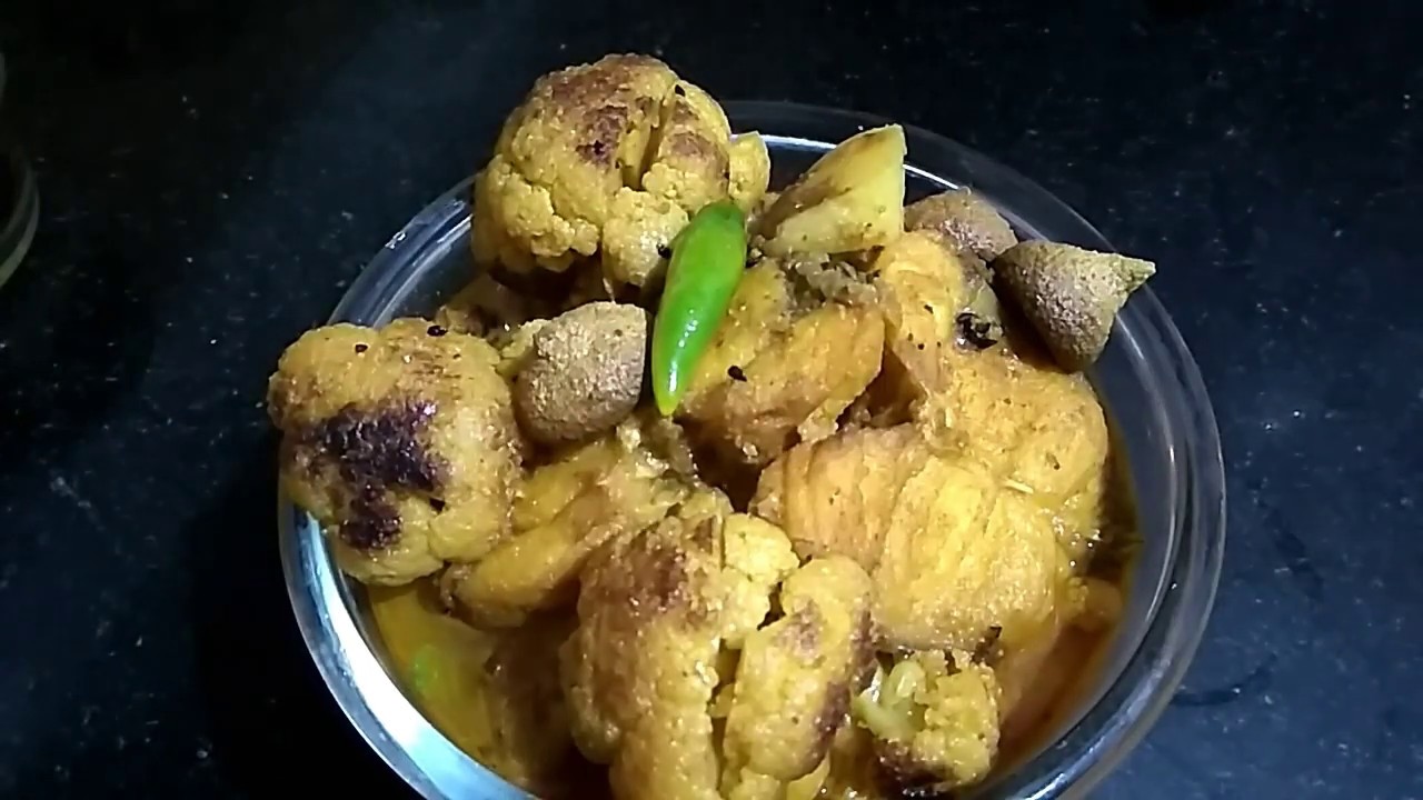 Fish Curry | aloo bori fulkopi diye macher jhol - YouTube