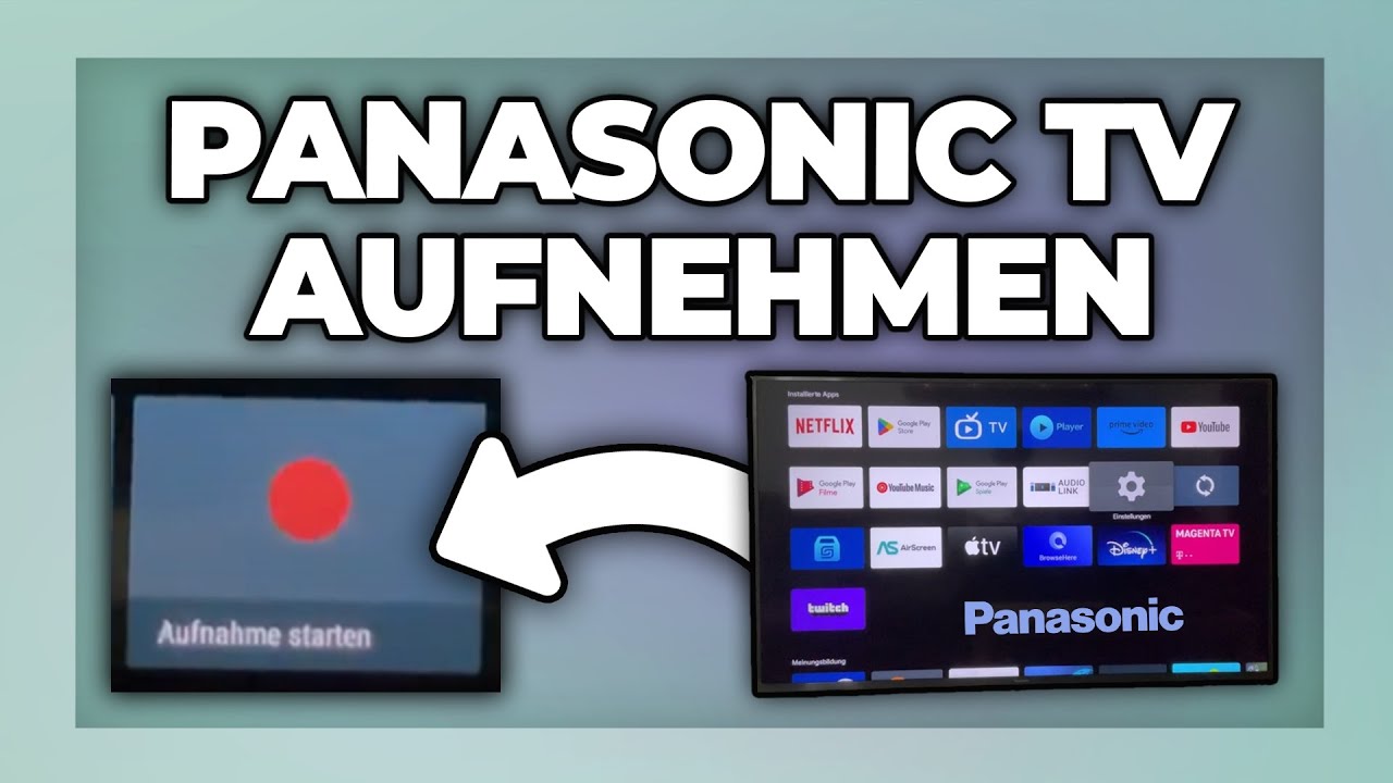 Panasonic Tv Aufnehmen Und Anderen Sender Schauen