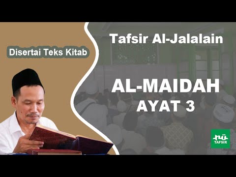 Ngaji Tafsir Al-Jalalain # Al-Maidah 3 # Disertai Teks Kitab | Gus Baha Terbaru