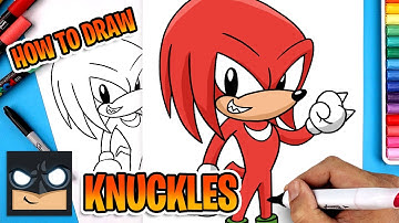 How to Draw Knuckles EASY 🤩