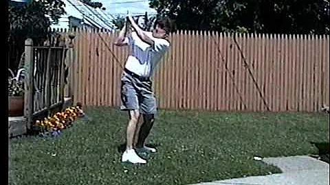 Dads Golf Swing Summer 1994