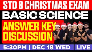 Class 8  Christmas Exam Basic Science | Answer Key Discussion | Eduport