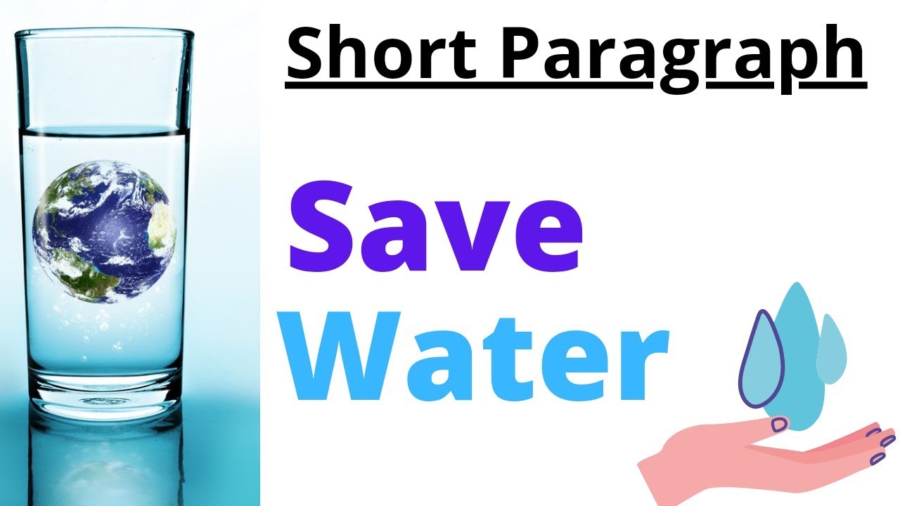 essay on save water for good health