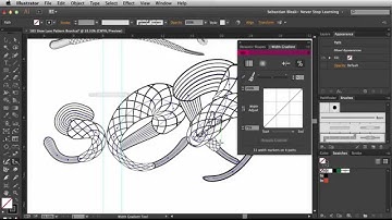Adobe Illustrator CC 2014 "Shoe Lace Pattern Brush" NSL WEEK 183