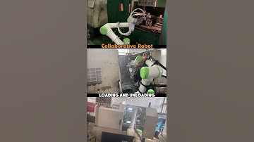Collaborative Robot: Machine Tool Loading and Unloading#collaborativerobots #loadingandunloading