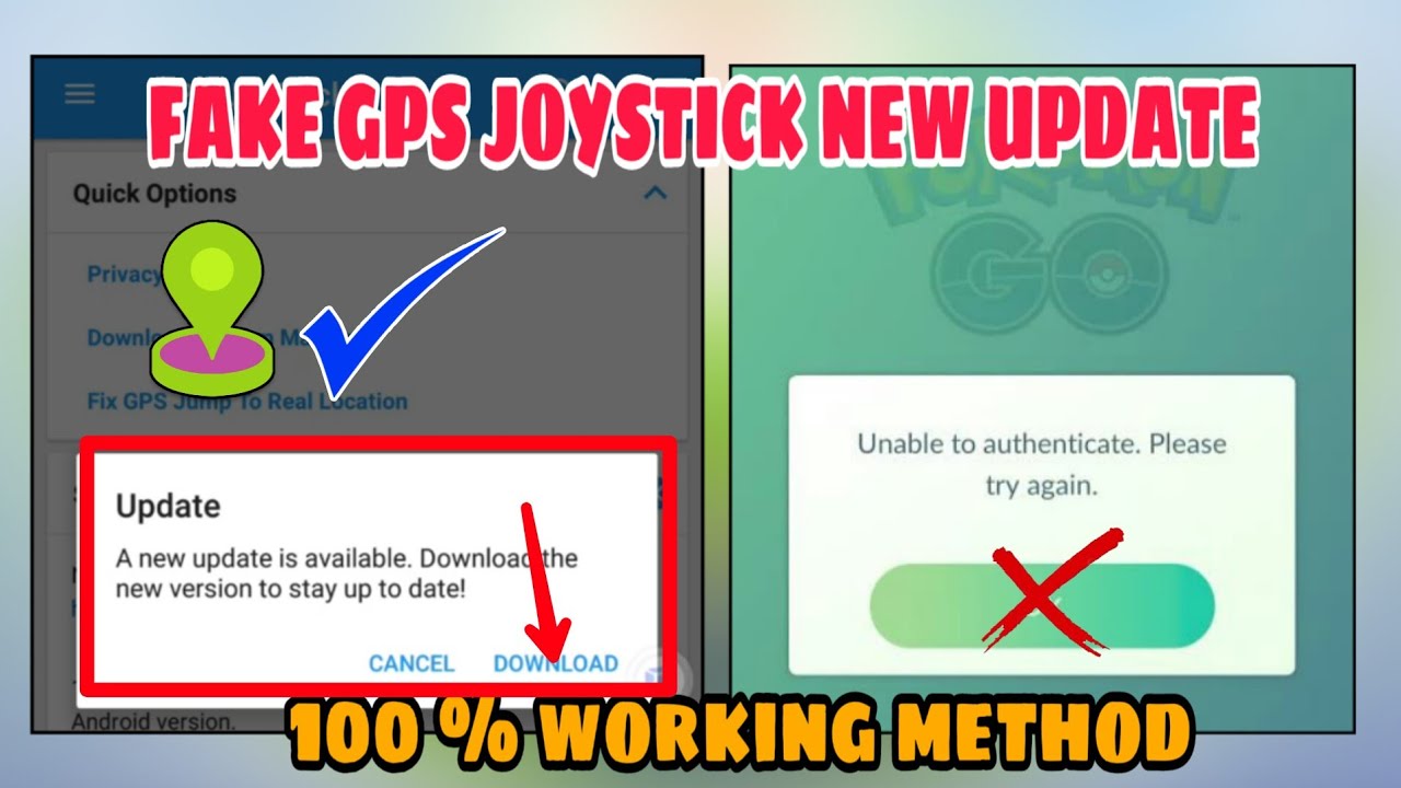 Pokemon Go New Working Fake GPS Joystick No more PGsharp