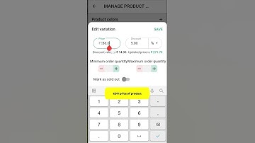 ADD PRODUCT VARIATION (COLOR, SIZE/TYPE) | GoDIGI App