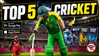 TOP 5 REALISTIC CRICKET GAMES FOR ANDROID 2026 🔥🏏 | Offline + Online Cricket Games screenshot 4