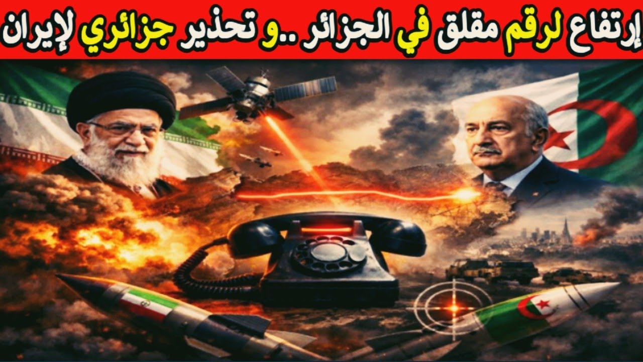 اتصال عاجل وغير مسبوق من إيران إلى الجزائر 🇮🇷🇩🇿 | ماذا يحدث؟ وهل الجزائر مستهدفة؟