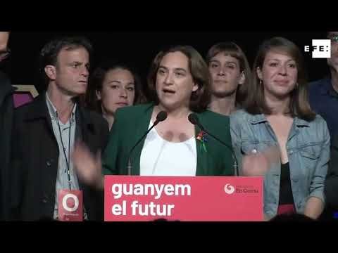 Ada Colau valora los resultados de las elecciones: "Hemos vuelto a hacer historia"