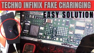 Infinix SMART 8 /Techno Spark go 2024 fake charging fix || unisoc model techno Infinix charging fix