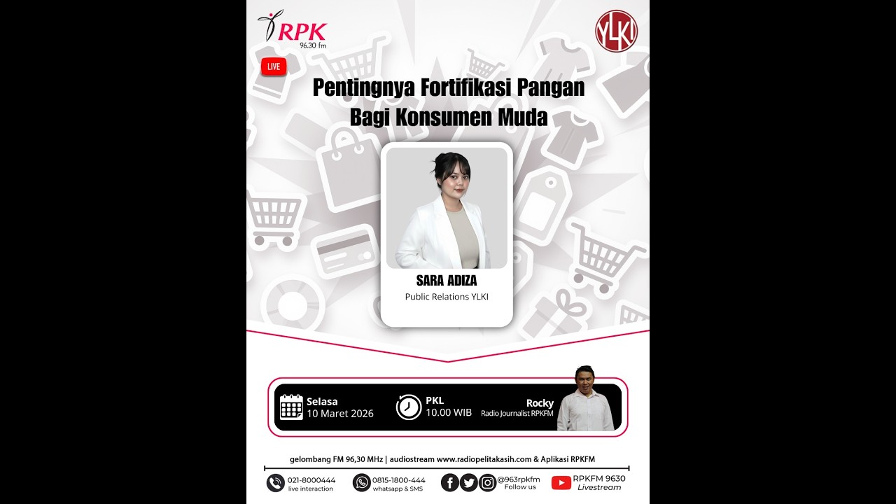 PENTINGNYA FORTIFIKASI PANGAN BAGI KONSUMEN MUDA | YLKI | GOOD MORNING | SELASA, 10/03/2026