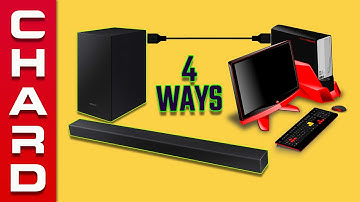 4 Ways To Connect A Soundbar To A Computer For Better Sound